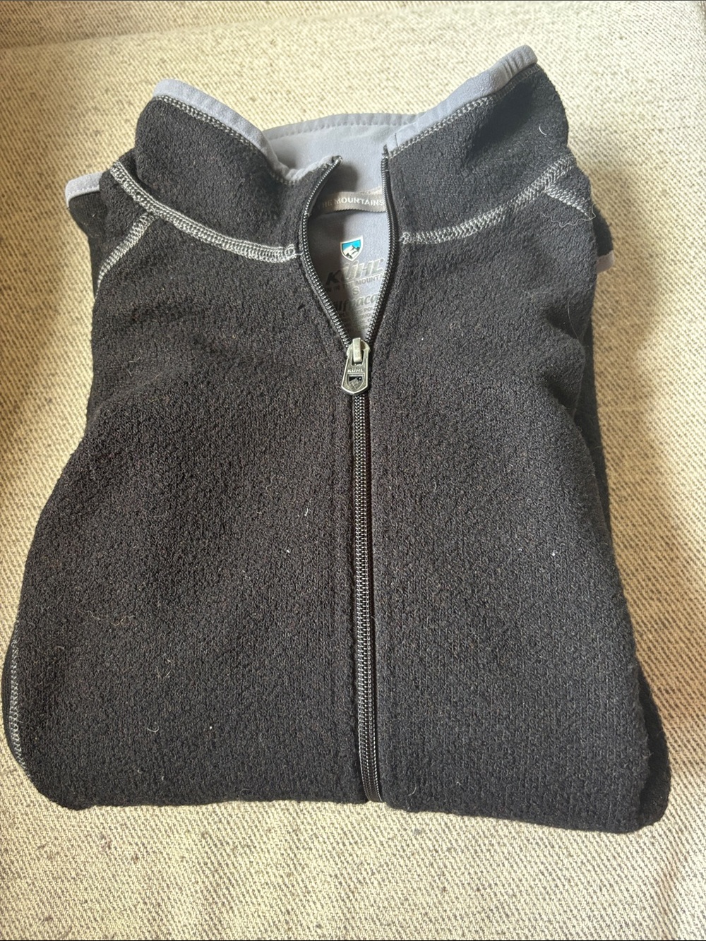 Kuhl Black Full-Zip Fleece Jacket